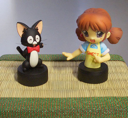 SWEETのNASAちゃん＆黒ネコラッキーフィギュアセット